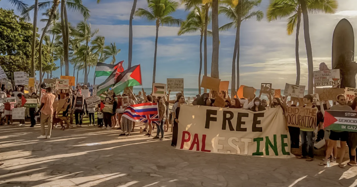 Hawaii Ceasefire Protest